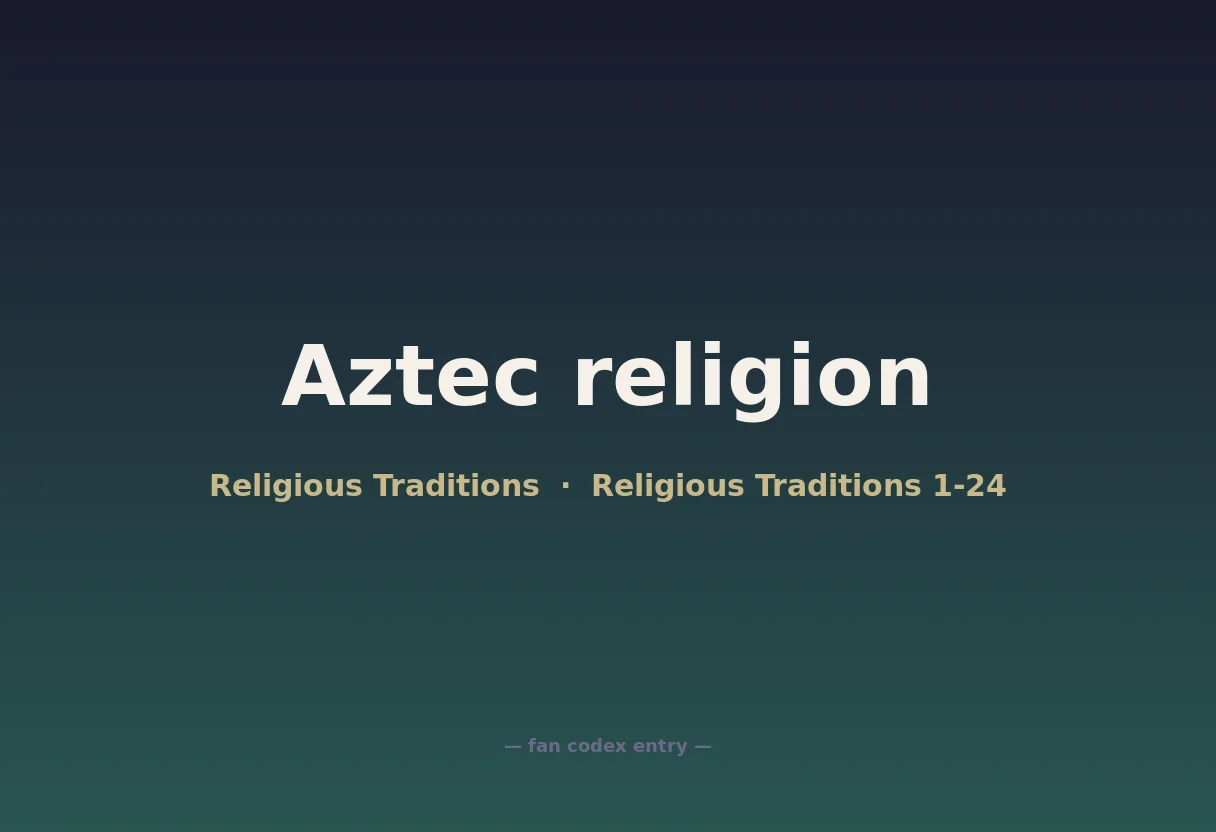 Aztec religion