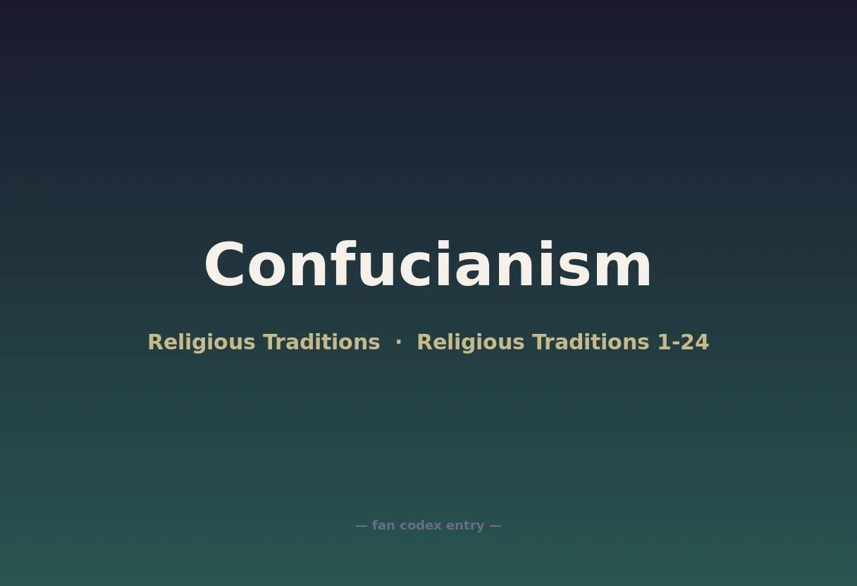 Confucianism