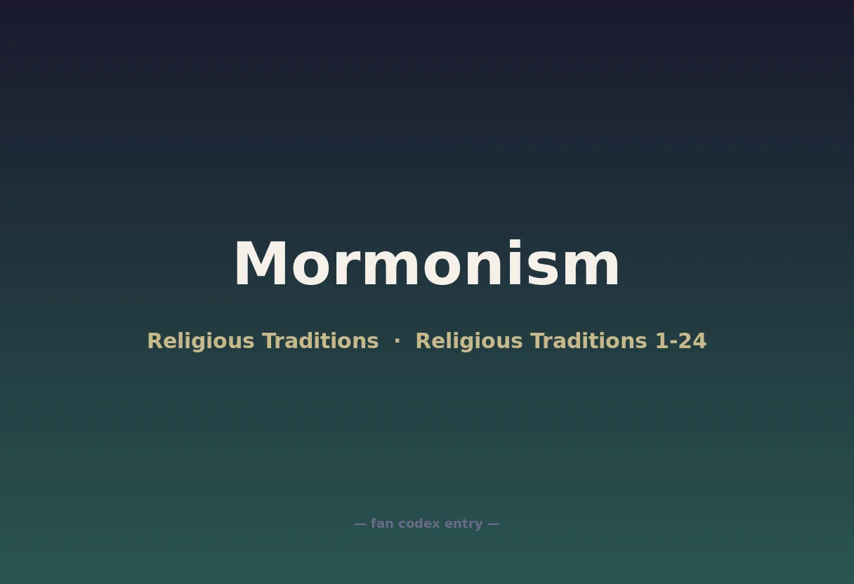 Mormonism